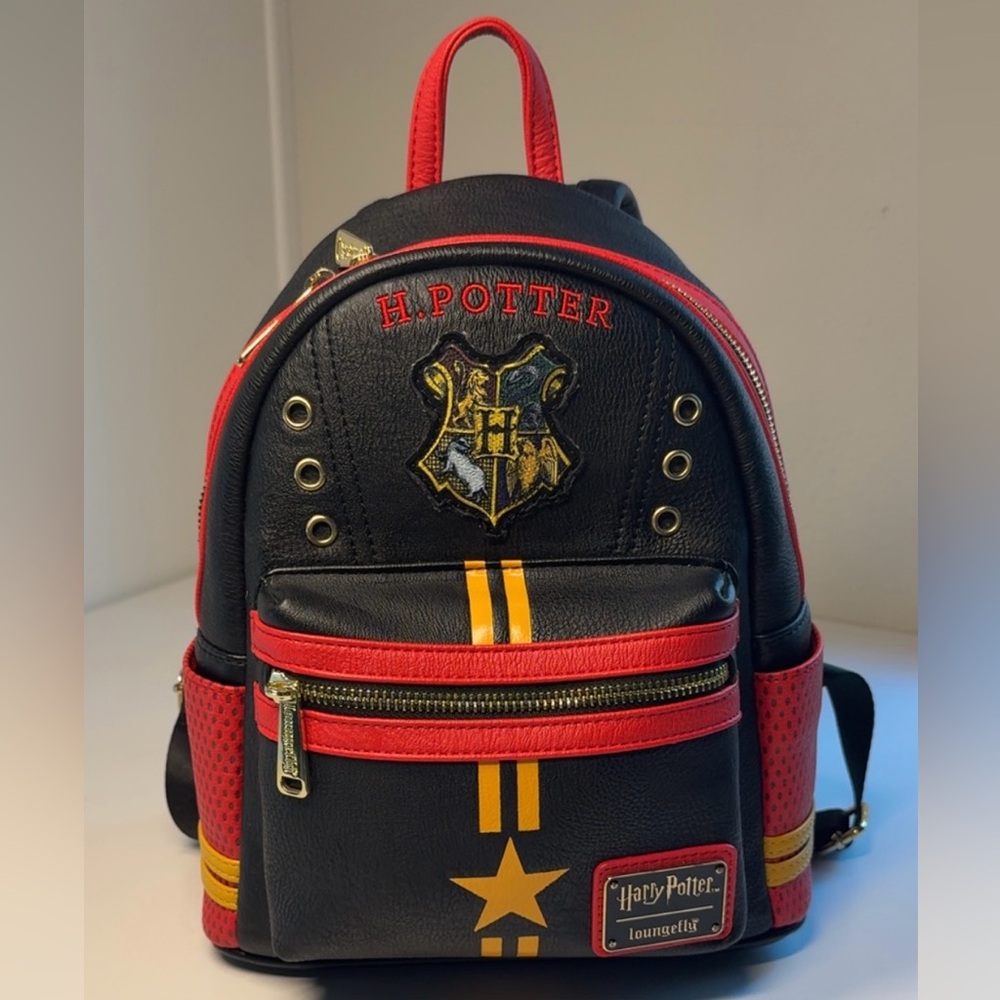 Loungefly Harry Potter Black and Red Backpack